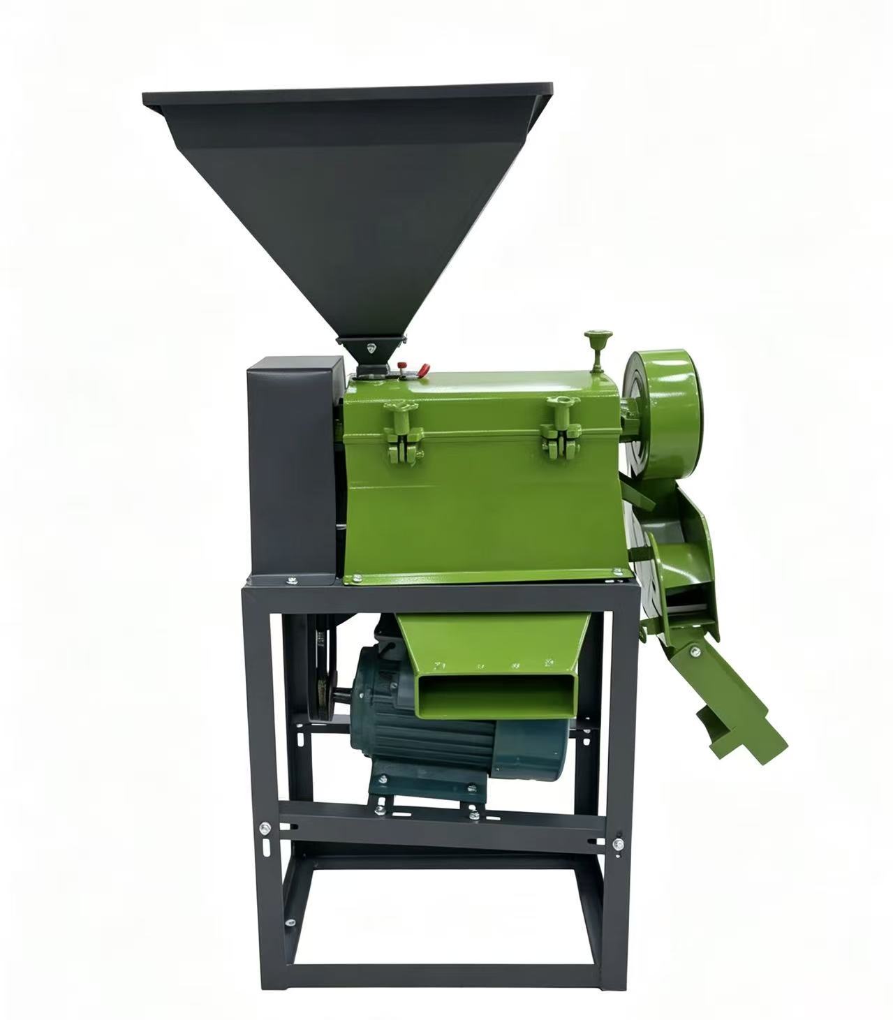 300kg/h High-Efficiency Pure Rice Milling Machine with Dual Power Support