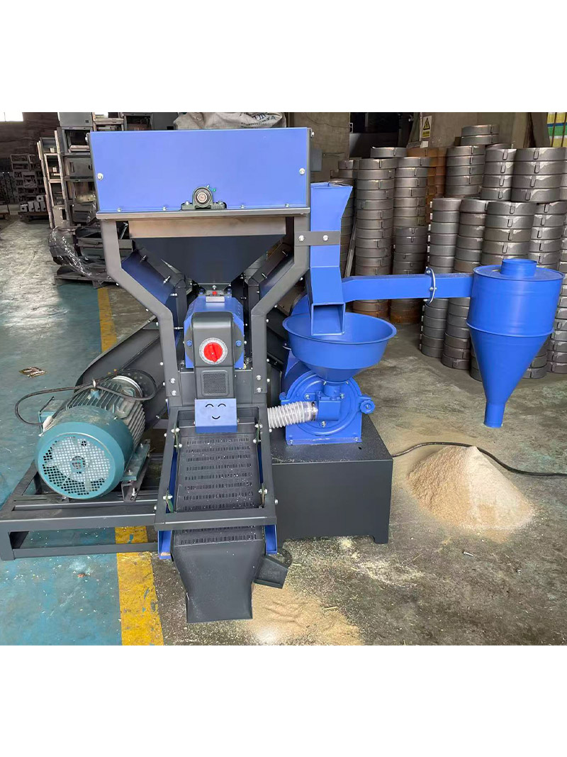 500kg/h High-Capacity Multi-Function Grain Mill with Stone Removal, Rice Milling & Corn Grinding